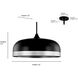 Amarra 4 Light 22 inch Matte White Indoor Pendant Ceiling Light